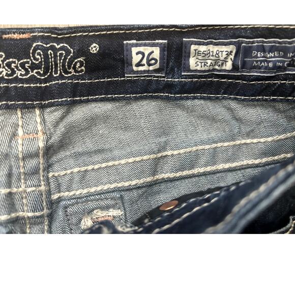 Miss Me Cross straight jeans flap pocket 26 - Picture 5 of 8